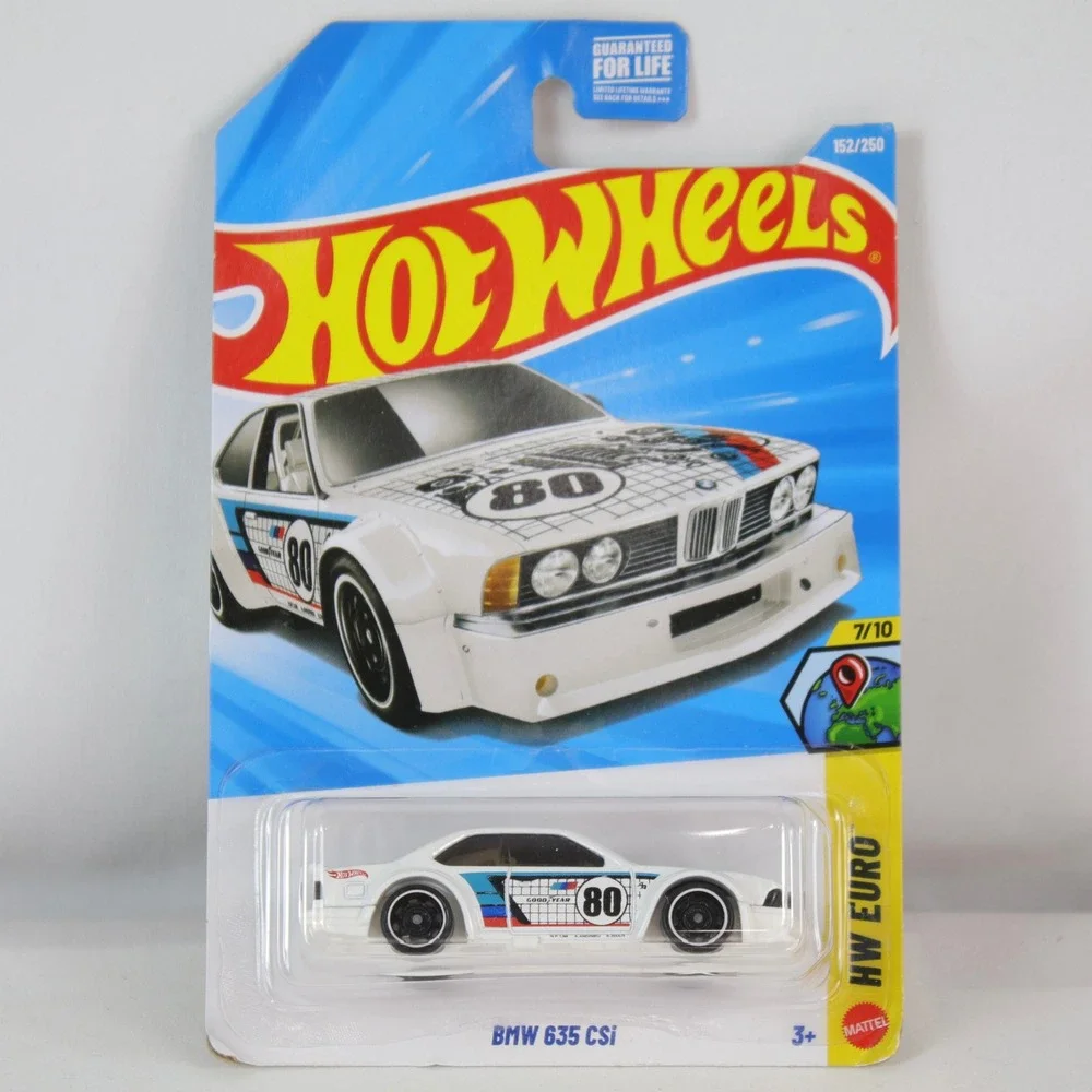 Hot Wheels White BMW 635 CSi Toy Car - NEW